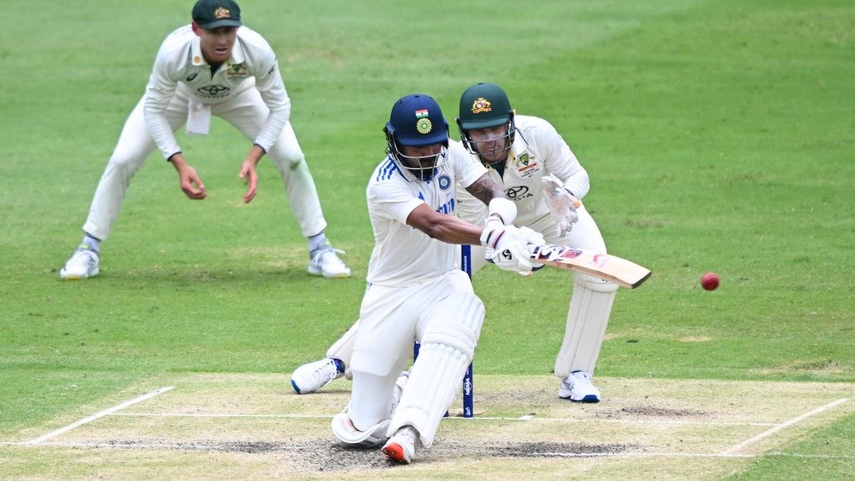 K L Rahul scored a gritty 84, which included eight fours, before being dismissed on Day 4 of the third Test against Australia at Brisbane on Tuesday.