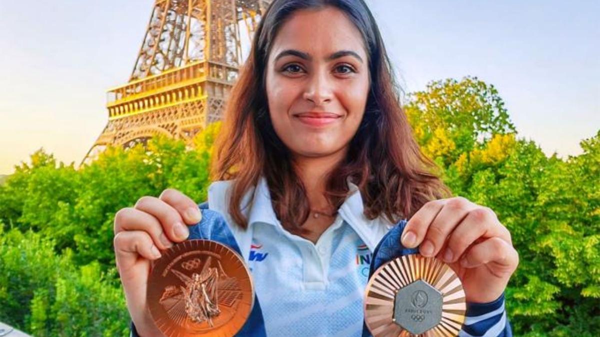 Manu Bhaker double Olympic medallist