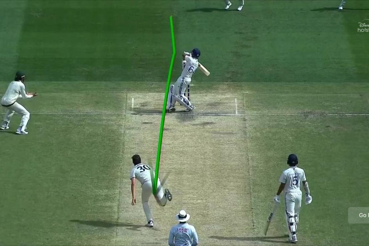 While many called Yashasvi Jaiswal's dismissal controversial, a clear deflection was visible in the graphics that was shown later in the replays