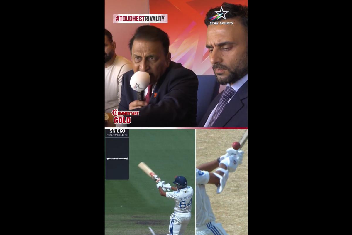 A livid Sunil Gavaskar during commentary 