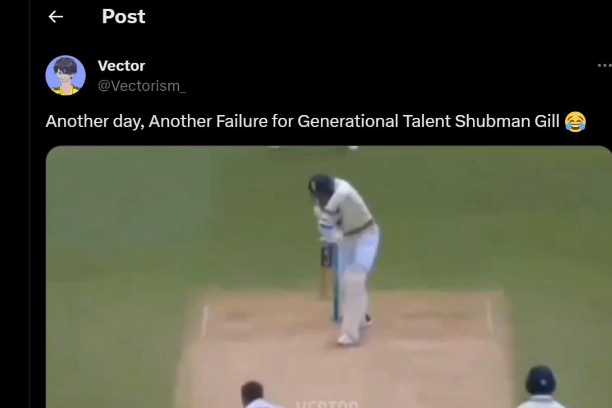 Shubman Gill criticism