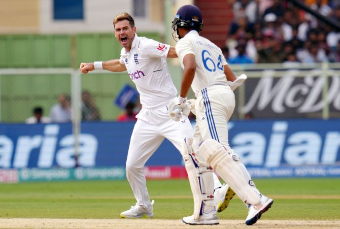 In the 2nd Test against India, on an unresponsive track in Vizag, James Anderson picked up five wickets