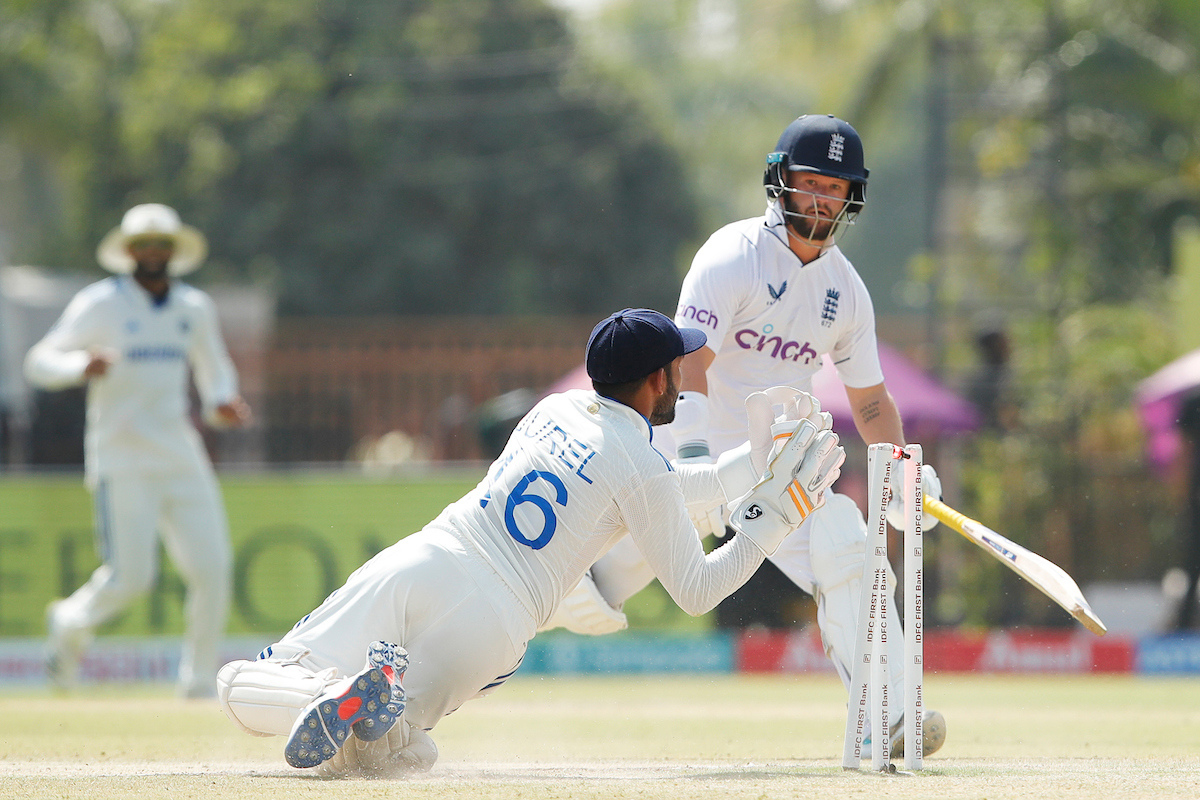 England opener Ben Duckett was run out for 4 after a mix-up with fellow opener Zak Crawley on Day 4 of the 3rd Test in Rajkot on Sunday