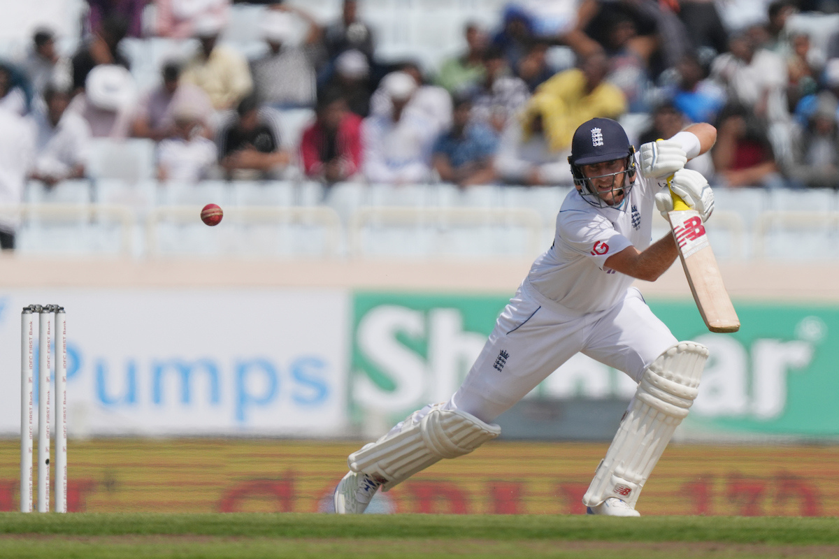 Joe Root is playing his typical style of classic Test match batting and is now nearing a half-century