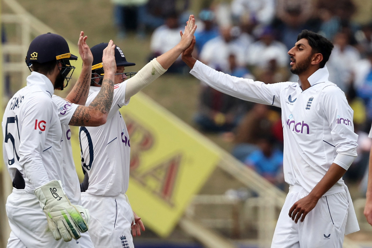 England's Shoaib Bashir took a 5 wicket haul on Day 3 of the 4th Test against India at Ranchi, on Sunday