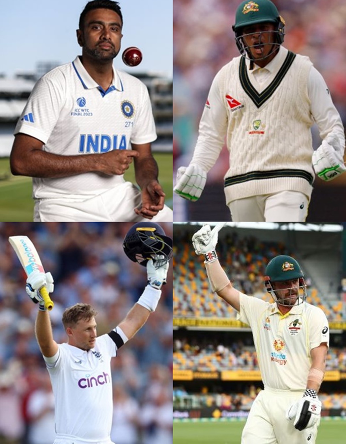 Ashwin, Root, Khawaja battle for Test cricketer of the year title