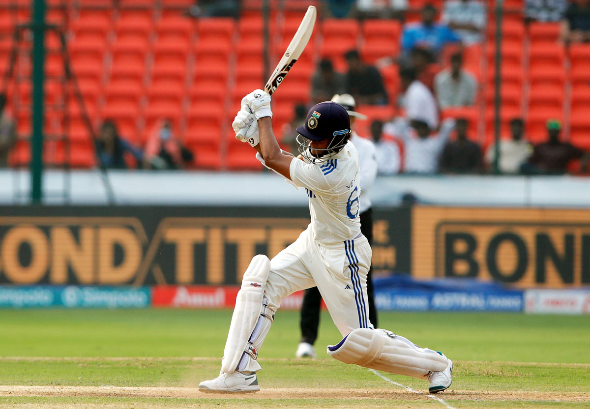 Yashasvi Jaiswal led India's strong reply with a 70-ball 76