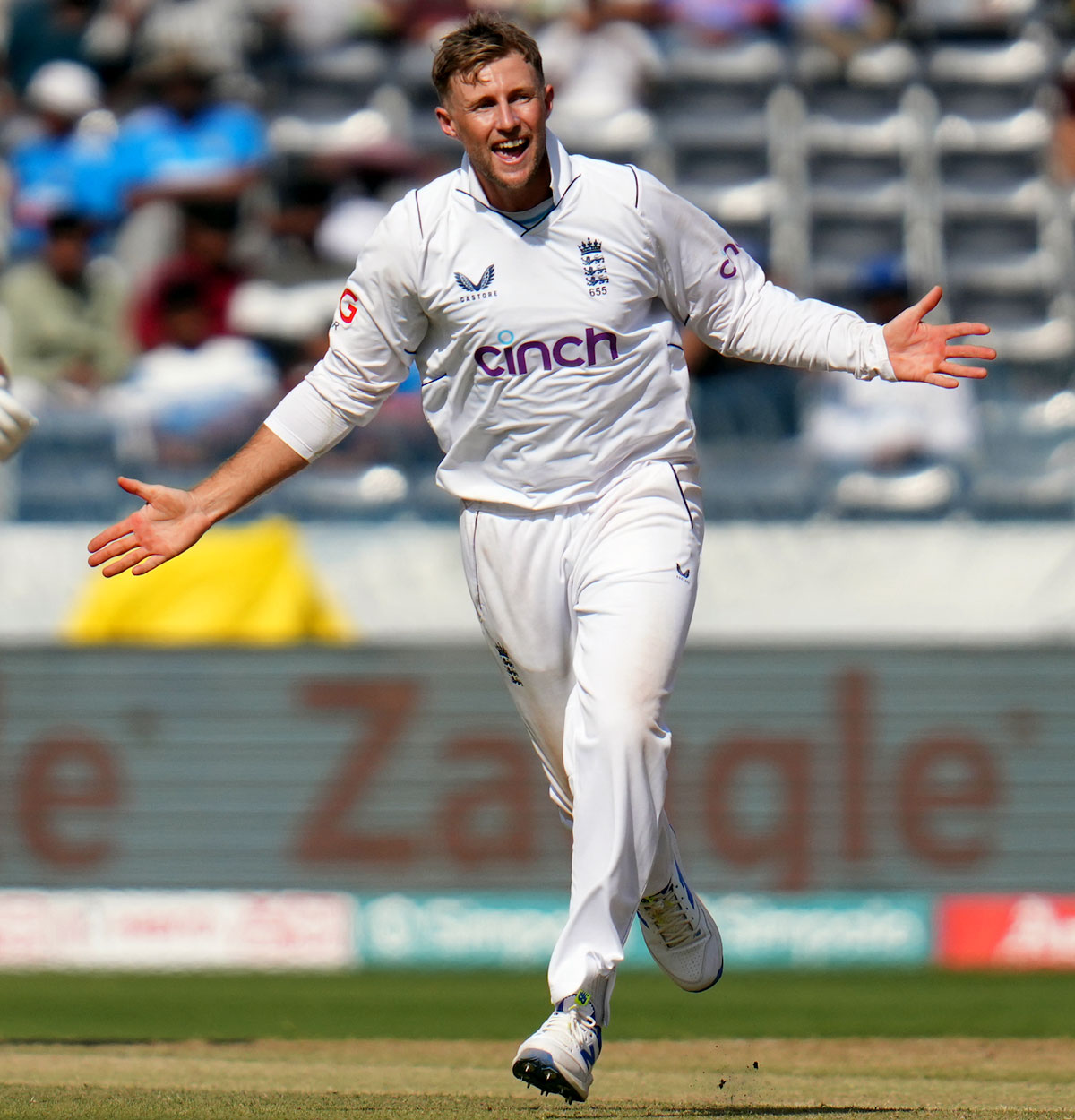 Joe Root finished with five wickets in the first Test against India in Hyderabad