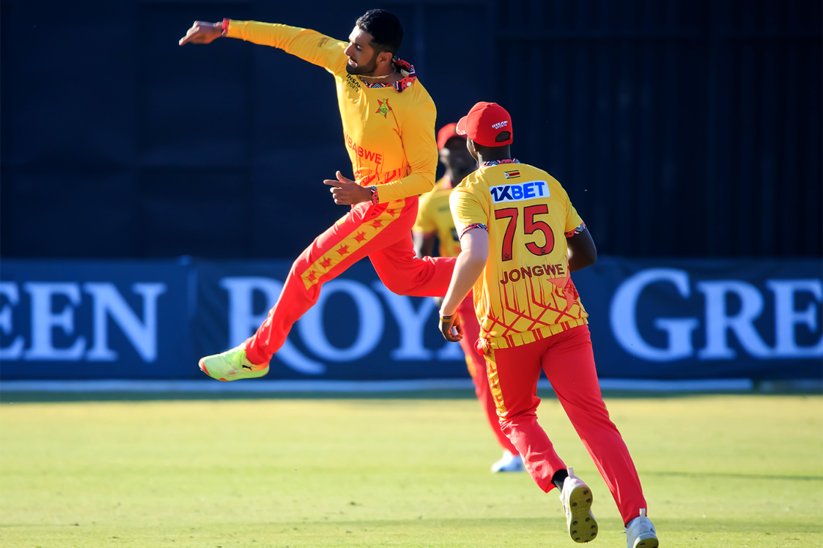 Captain Sikandar Raza took three wickets 