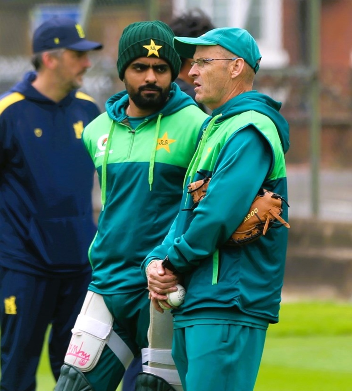 Gary Kirsten with Babar Azam