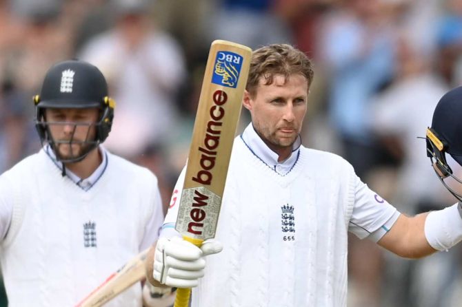 England's Joe Root scored his 32nd Test century against West Indies in the 2nd Test at Nottingham on Friday