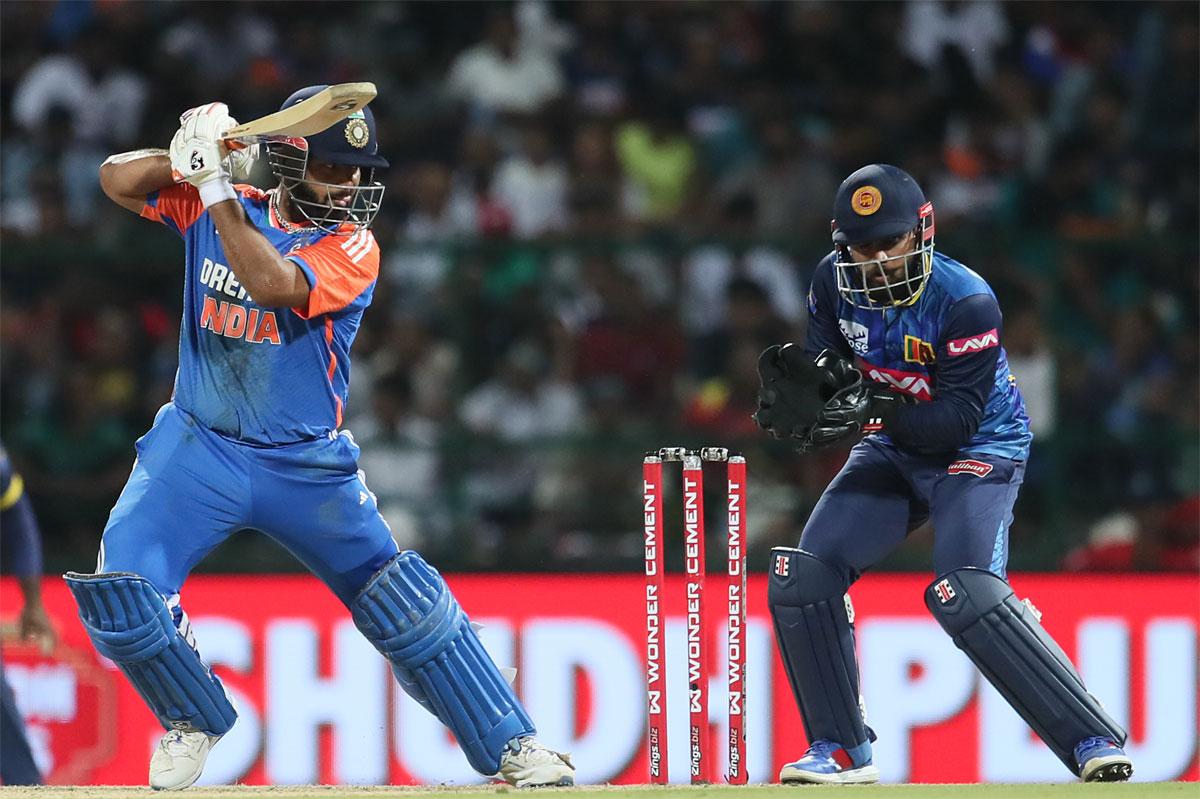 Rishabh Pant scored 49 off	33 balls