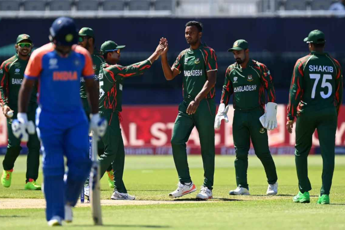Shoriful Islam took one wicket in the match against India, before injuring himself while trying to stop runs off his own bowling in the final over