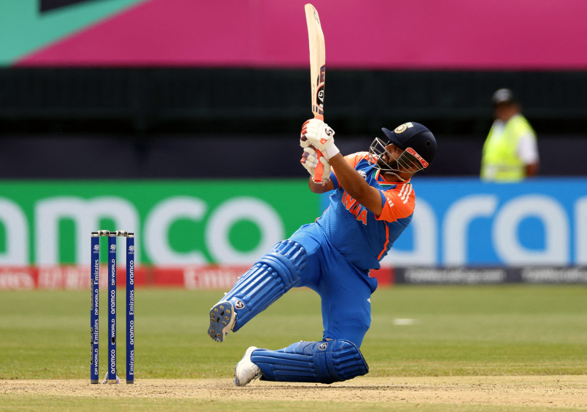 Rishabh Pant leads India's batting charts with 116 runs from four innings, boasting an impressive average of 38.66 and a strike rate of 131.81.