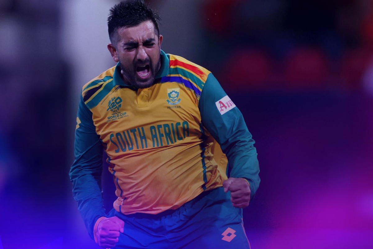 South Africa's left-arm spinner Tabraiz Shamsi took four wickets to help his team clinch a one-run thriller against Nepal, in Kingstown, St Vincent, on Saturday 