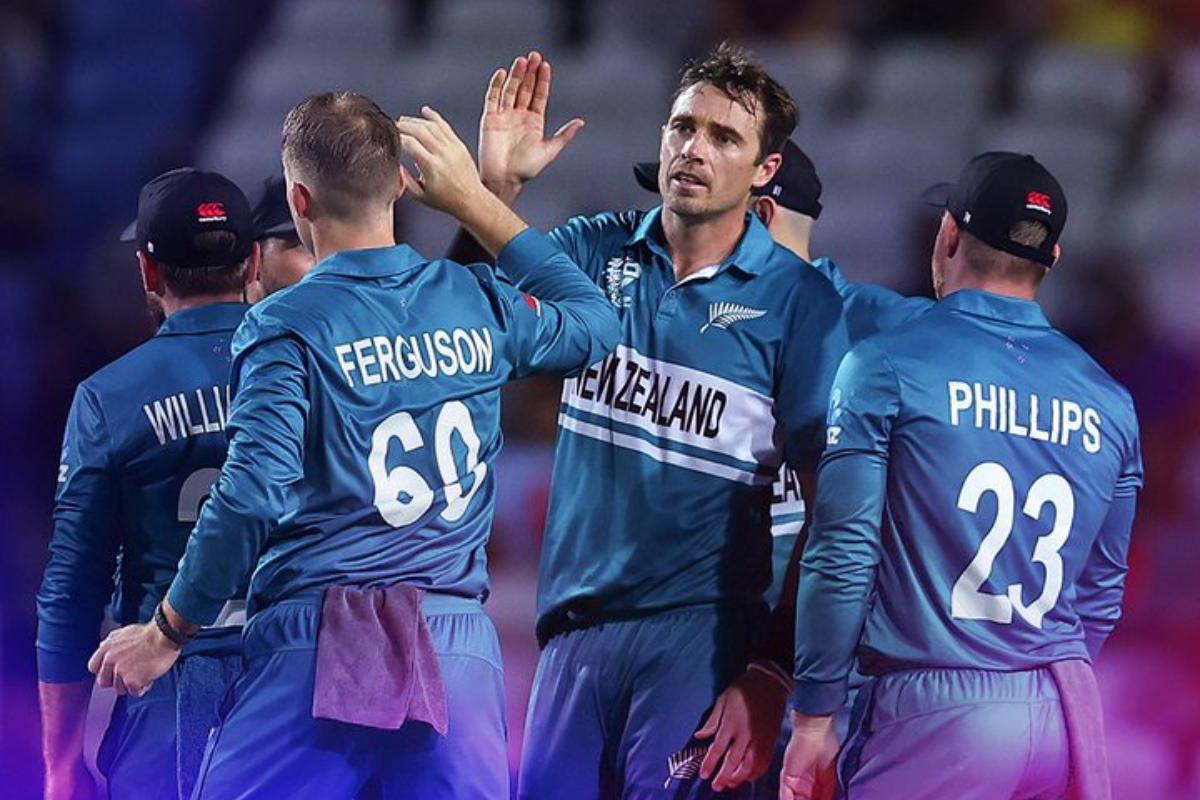Tim Southee was the pick of the bowlers for New Zealand with figures of 3 for 4 
