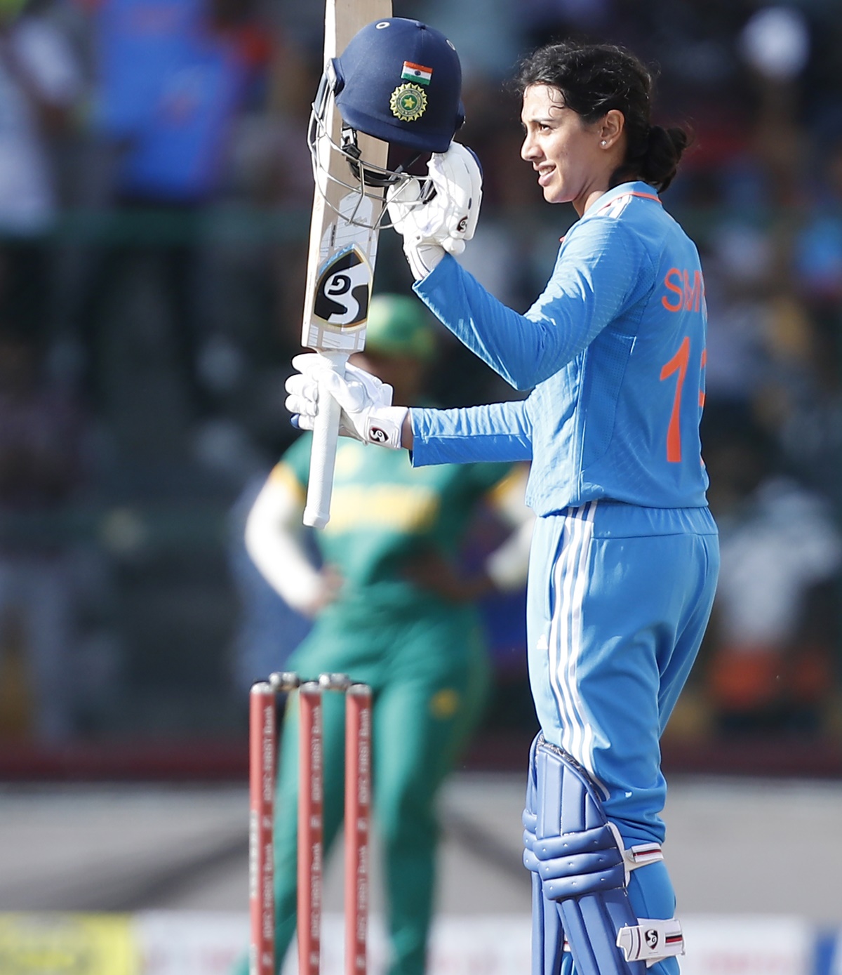 Smriti Mandhana hit her 6th ODI century against South Africa, in Bengaluru, on Sunday 
