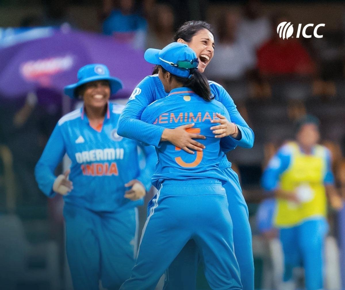 India players celebrate after beating South Africa in the 2nd ODI in Bengaluru, on Wednesday