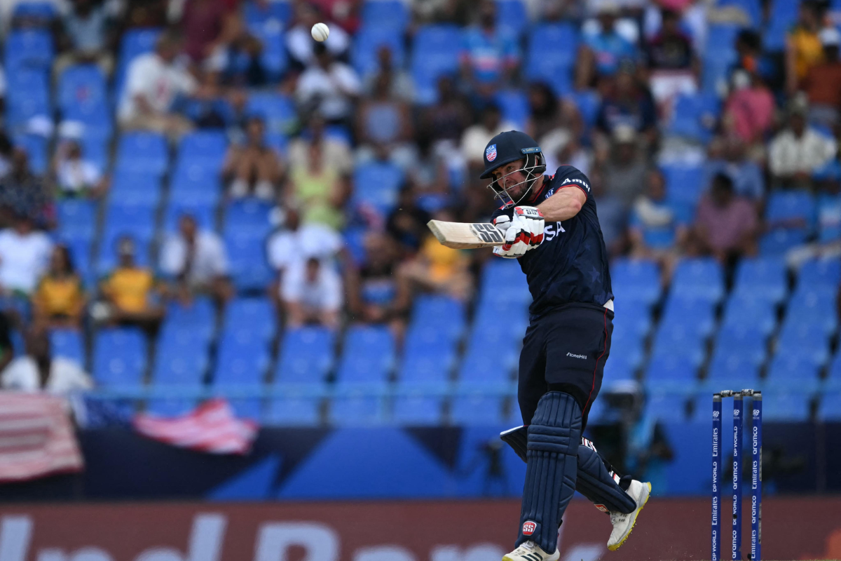 Andries Gous struck a 47-ball 80 to keep USA in the hunt, but in vain as they eventually lost by 18 runs