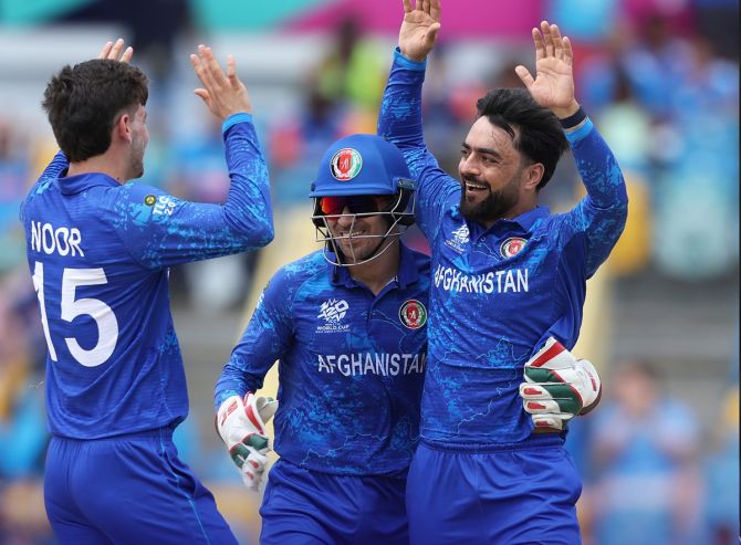 Afghanistan's captain Rashid Khan will be a crucial player to put a stop to flow of run against rampant Aussie batters