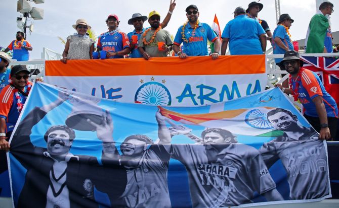 Team India fans