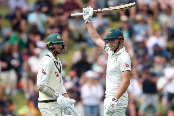 Josh Hazlewood and Cameron Green put on a record 116 tenth wicket partnership to help rally Australia