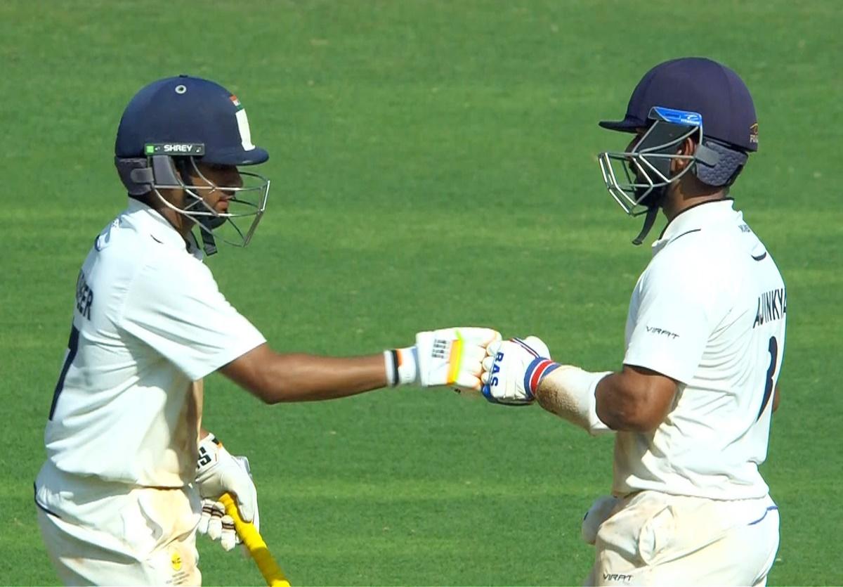 Prithvi Shaw loses is shell shocked as he is clean bowled by a peach by Yash Thakur