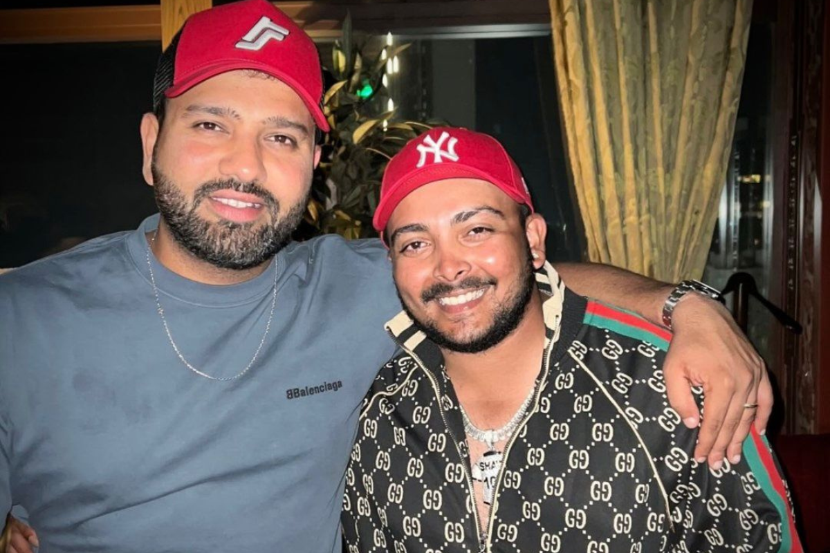 Rohit Sharma with Prithvi Shaw