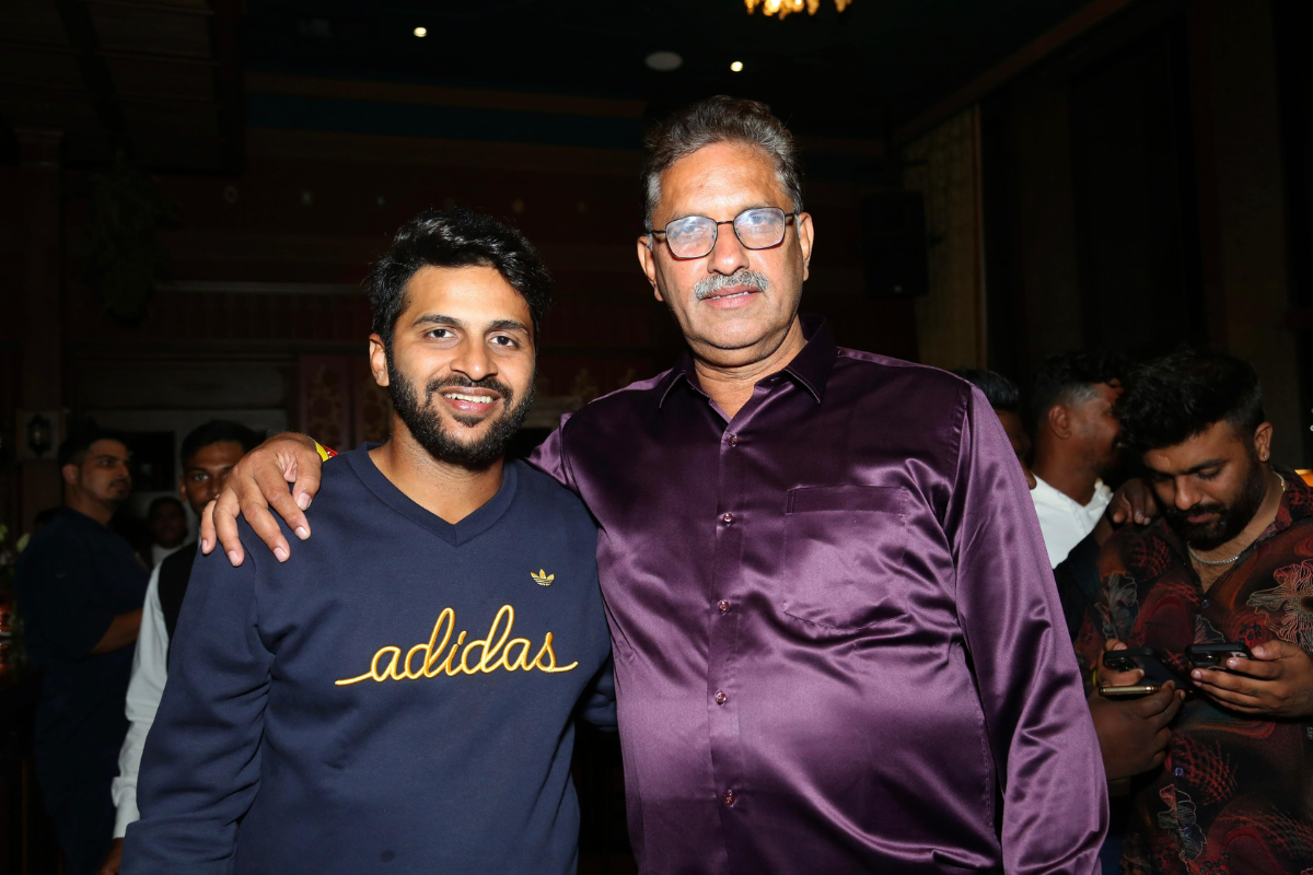 Shardul Thakur with a friend