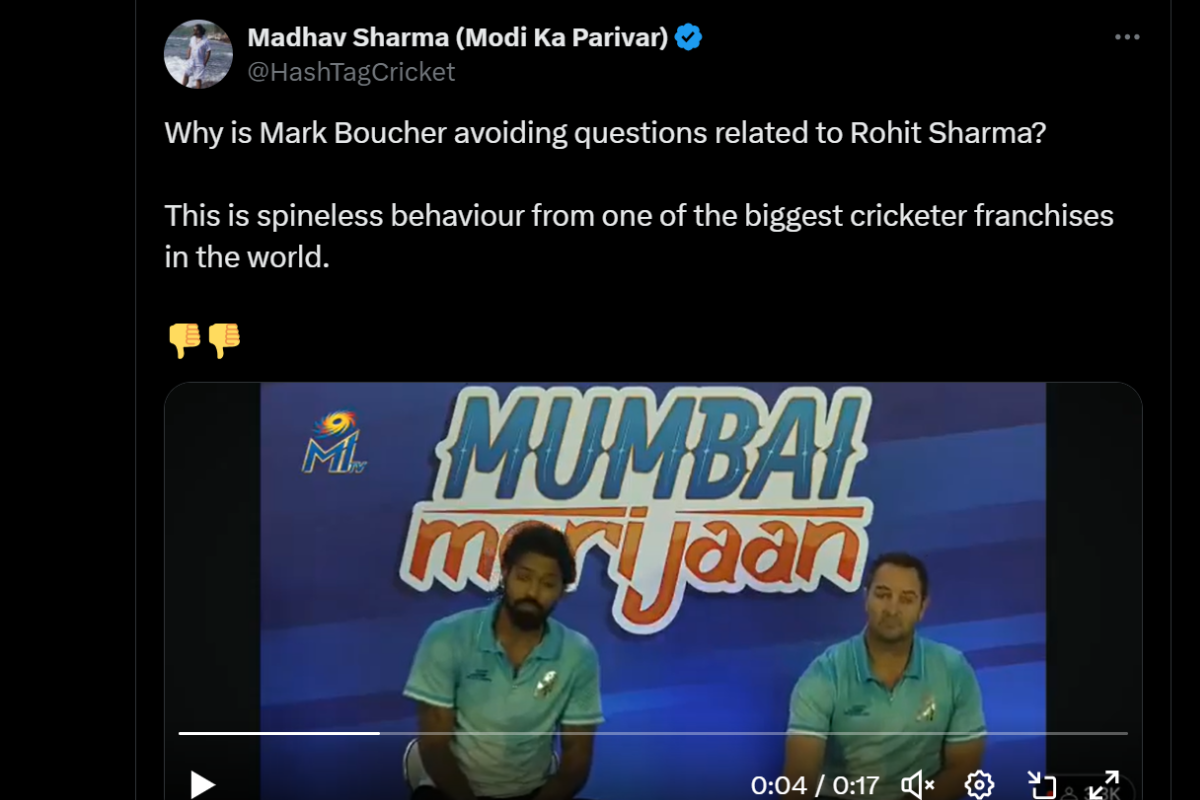 Mark Boucher and Hardik Pandya at the press conference