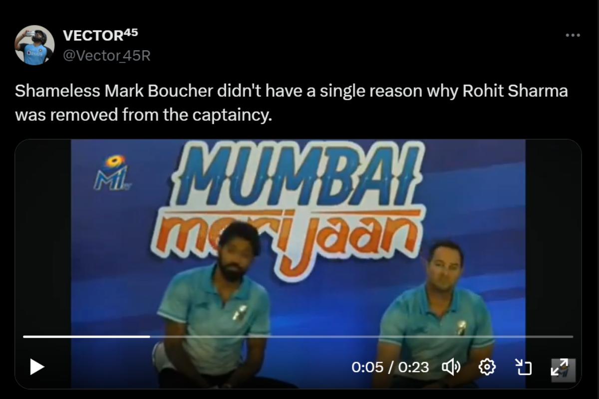 Mark Boucher and Hardik Pandya at the press conference