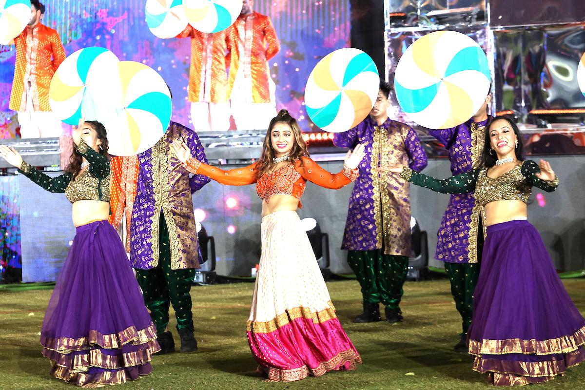 Dancers at the opening