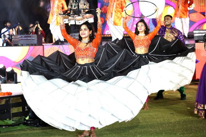 Performers at the IPL opening