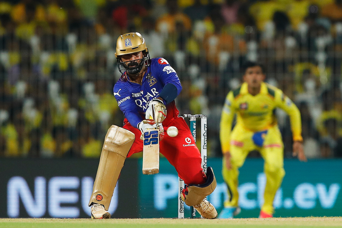 Playing his final IPL season, Dinesh Karthik showed he still has fire left in his belly scoring 38 off 26 balls, which included 3 fours and 2 sixes.