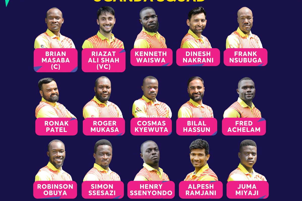 Uganda's T20 World Cup squad