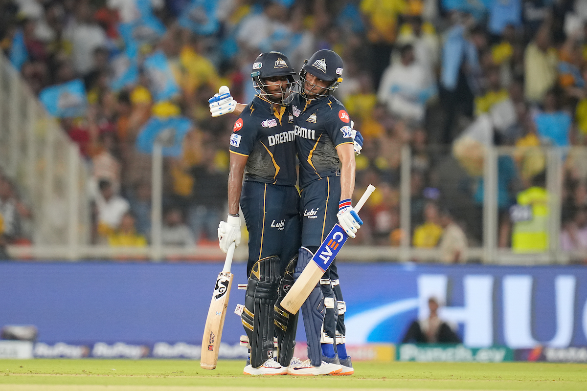 Sai Sudharsan and Shubman Gill slammed centuries as they put on an opening stand of 210 runs to propel Gujarat Titans to 231 for 3 in the IPL match against Chennai Super Kings in Ahmedabad on May 10, 2024.