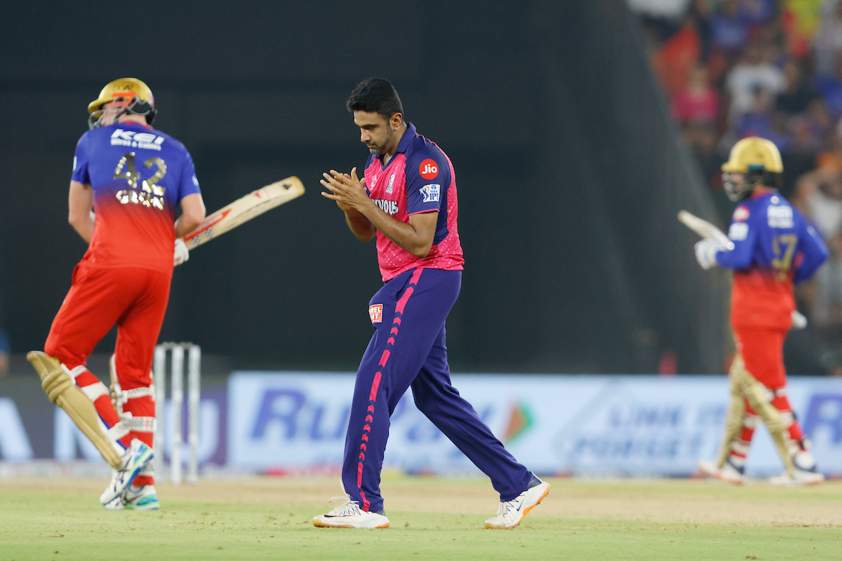Ravichandran Ashwin picked two wickets for 19 run against RCB on Wednesday