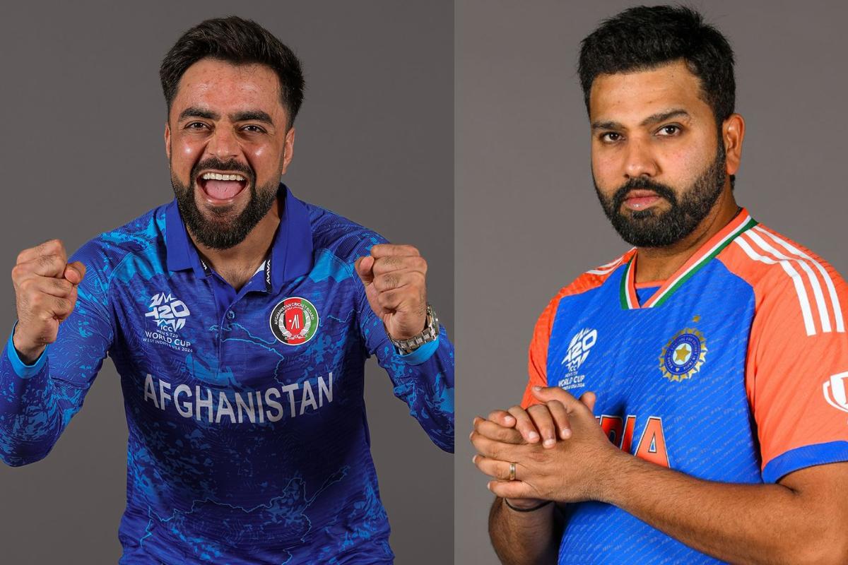 Rashid Khan and Rohit Sharma