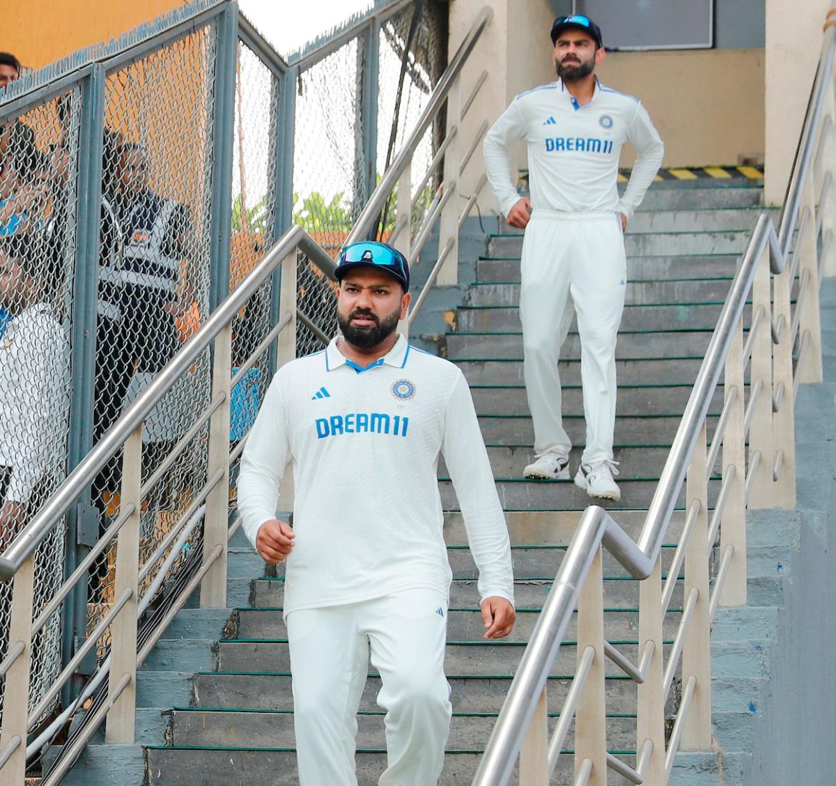 Rohit Sharma with Virat Kohli