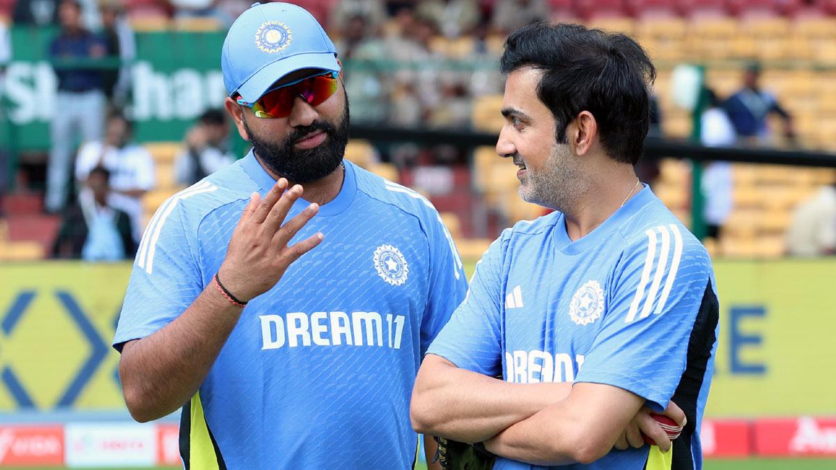 Rohit Sharma with Gautam Gambhir