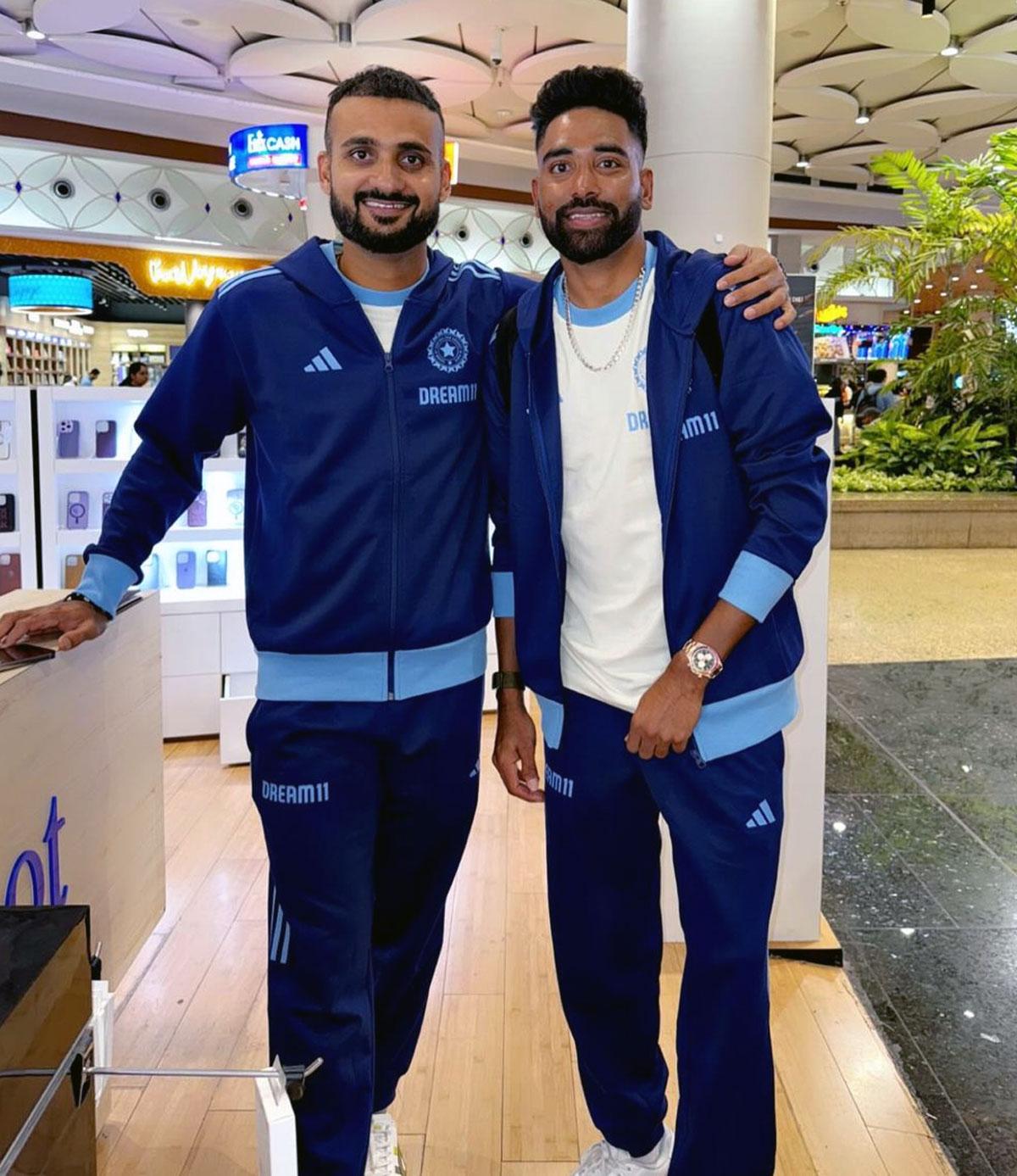 Akash Deep with Mohammed Siraj