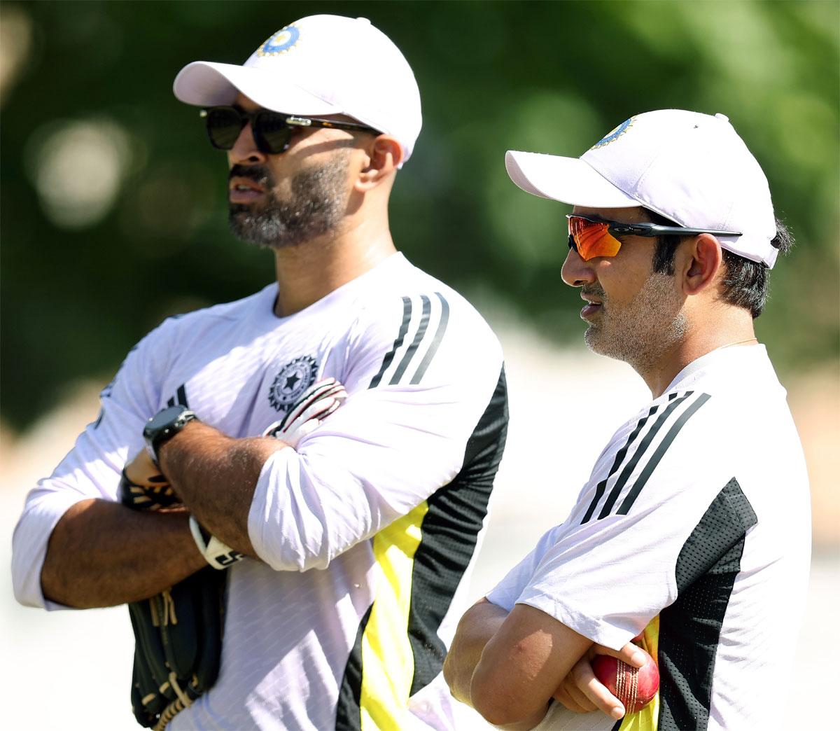 Gautam Gambhir with Abhishek Nayar