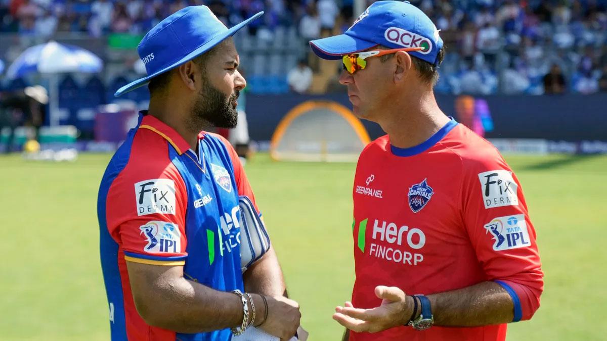 Rishabh Pant and Delhi Capitals Delhi Capitals head coach Ricky Ponting