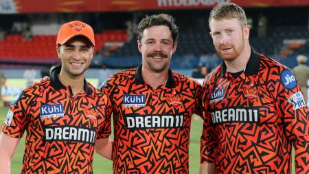 Abhishek Sharma, Travis Head and Heinrich Klaasen