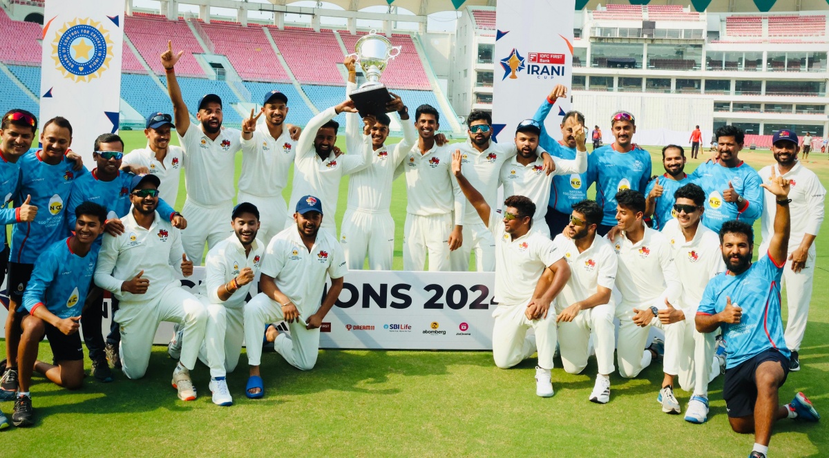 Team Mumbai bags Rs. 1 Crore bonus for Irani Cup win