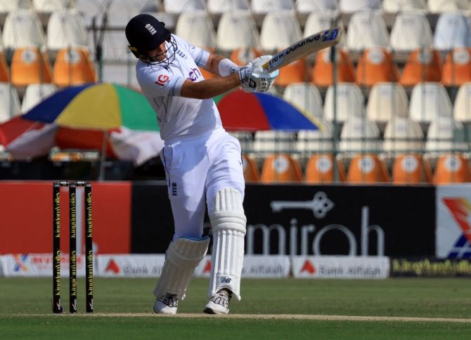 Joe Root smashed 262 runs in England's first innings in the 1st Test against Pakistan in Multan, on Thursday