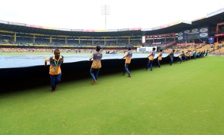 M Chinnaswamy Stadium in Bengaluru