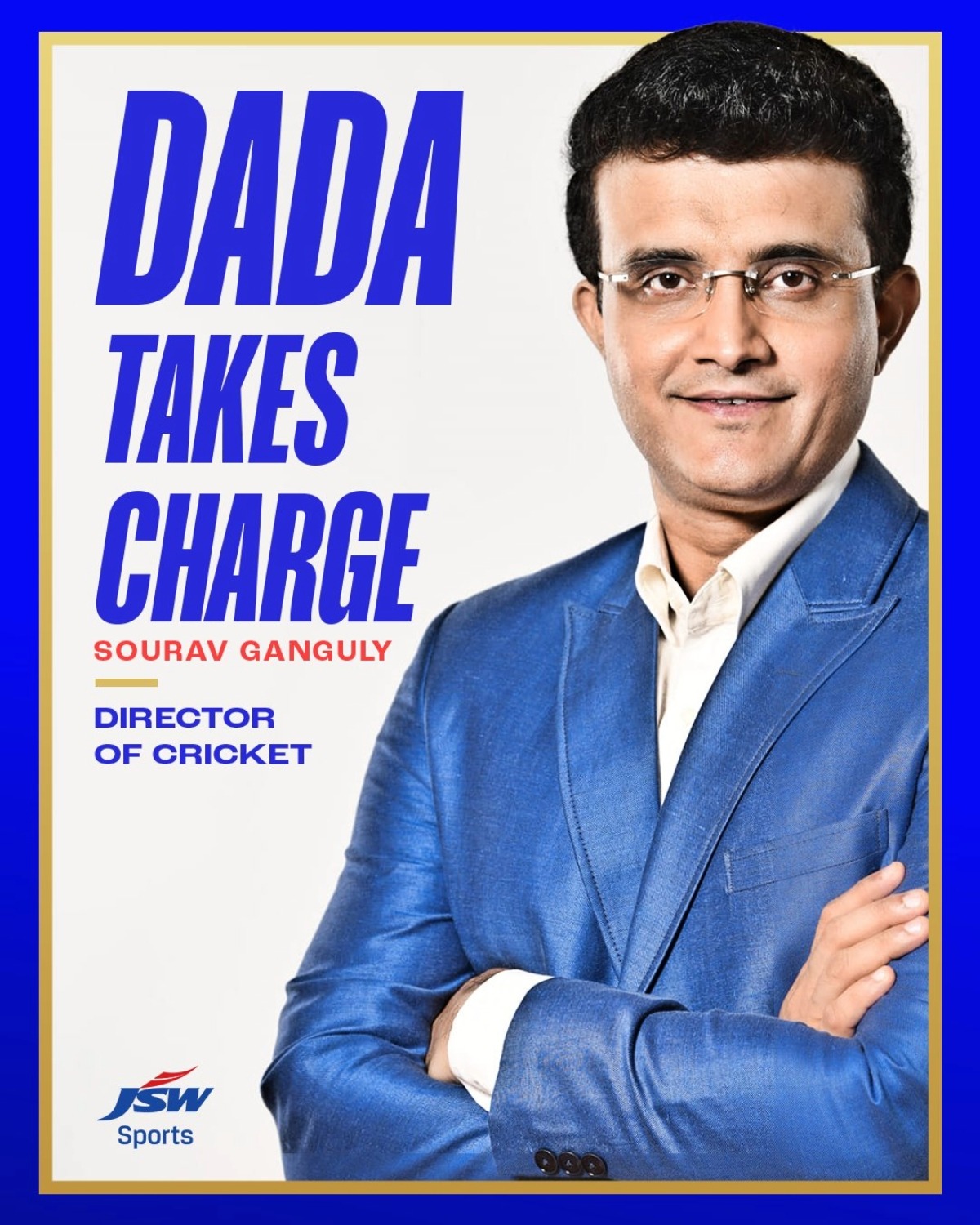 Sourav Ganguly gets a promotion at JSW Sports