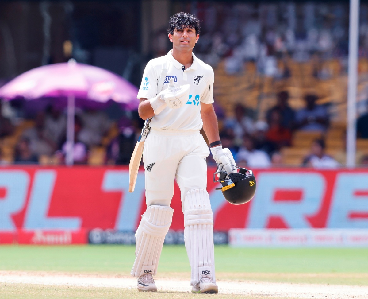 '100% Kiwi' Rachin relishes special ton in 'hometown'