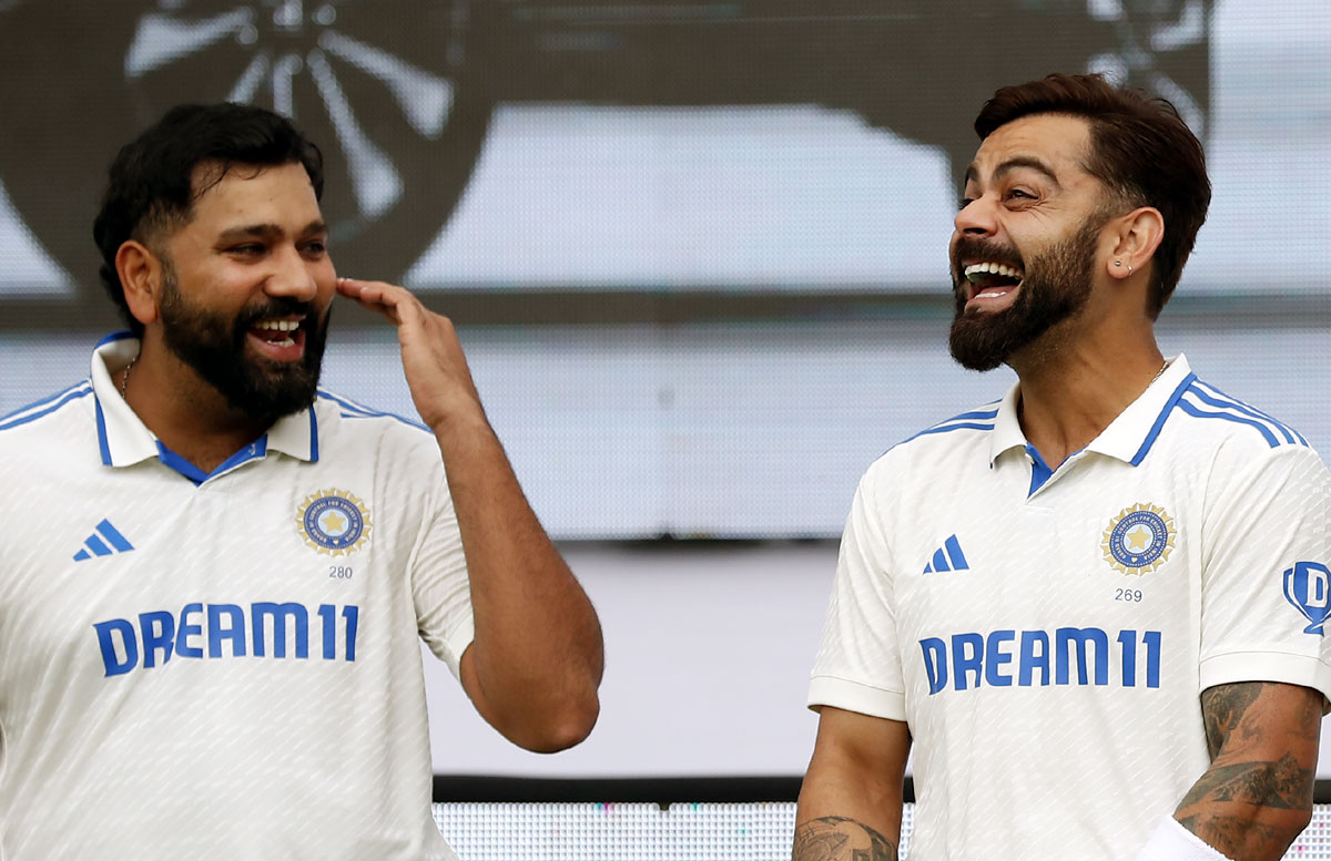 Rohit Sharma with Virat Kohli